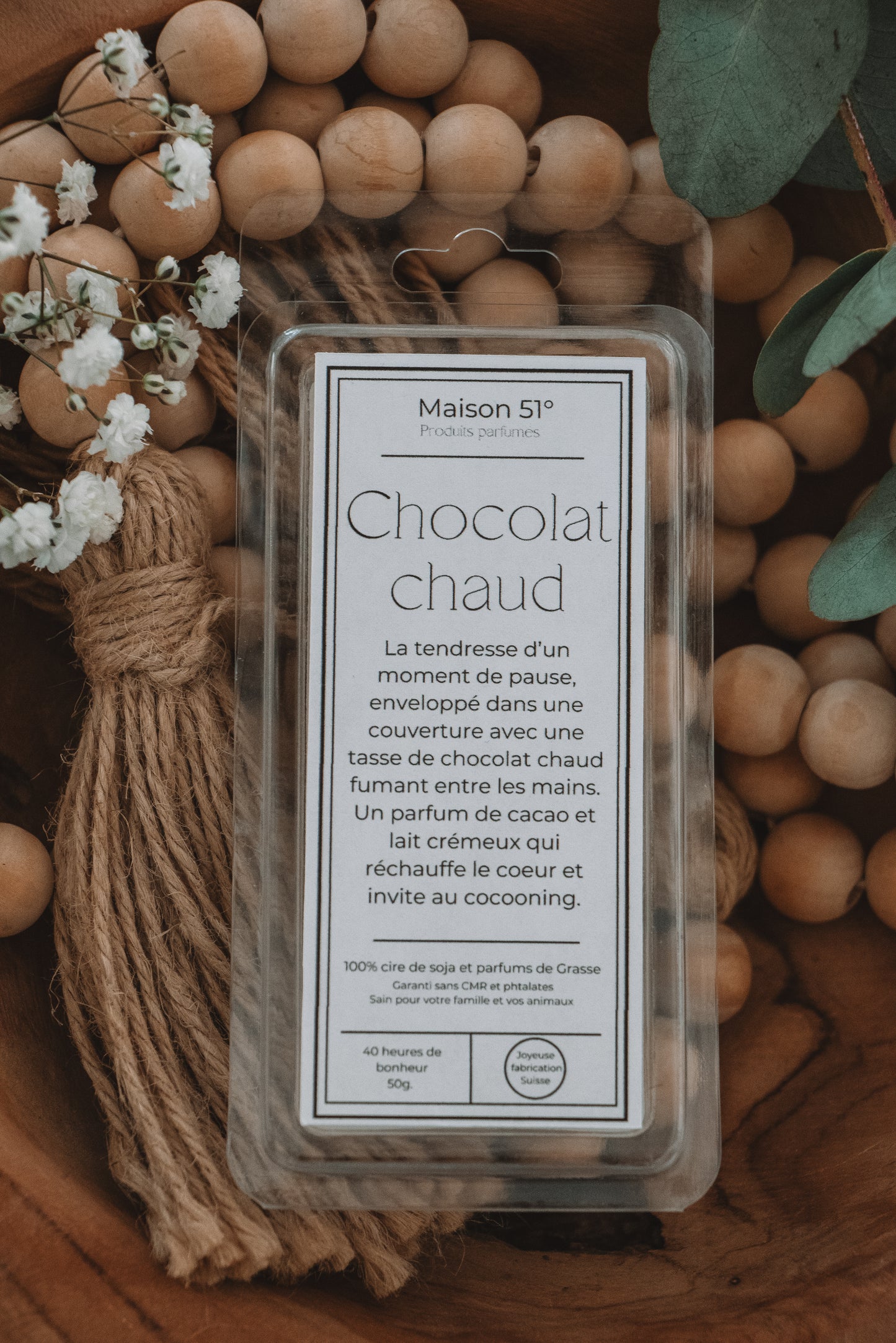 Palet fondant - Chocolat chaud
