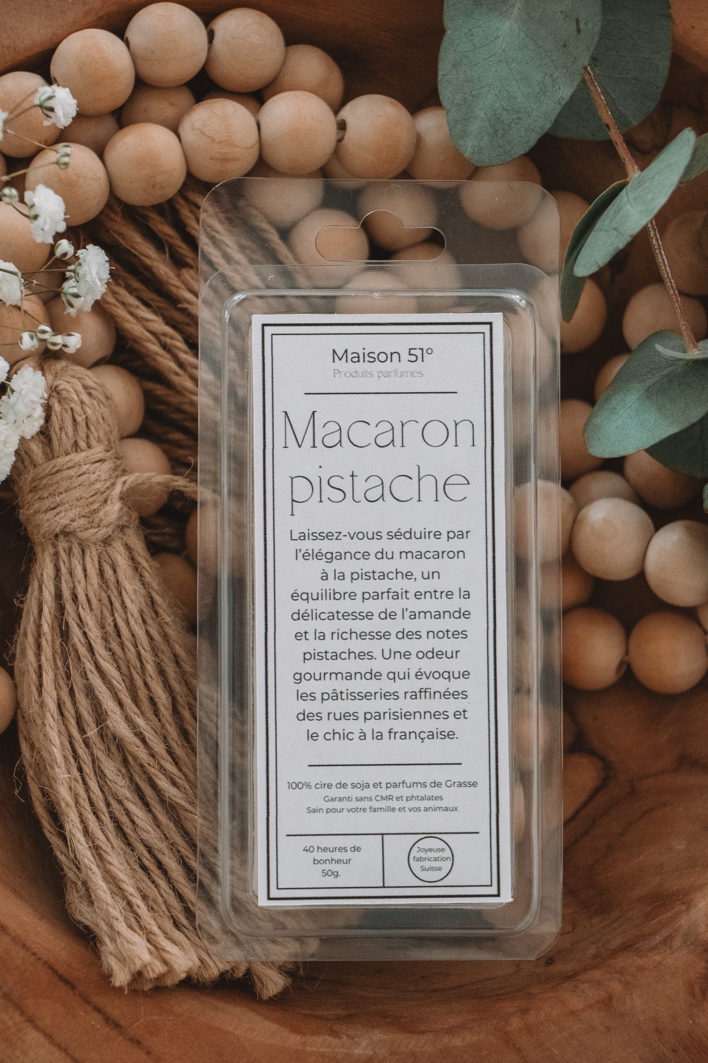 Palet fondant - Macaron pistache