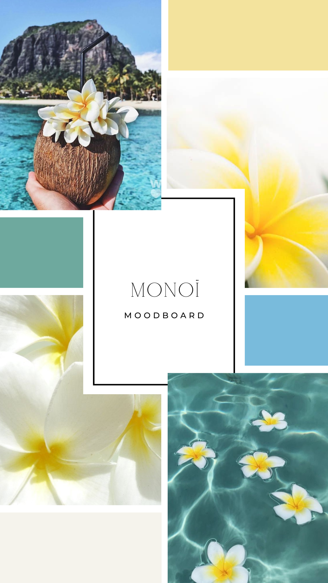 Palet fondant - Monoï