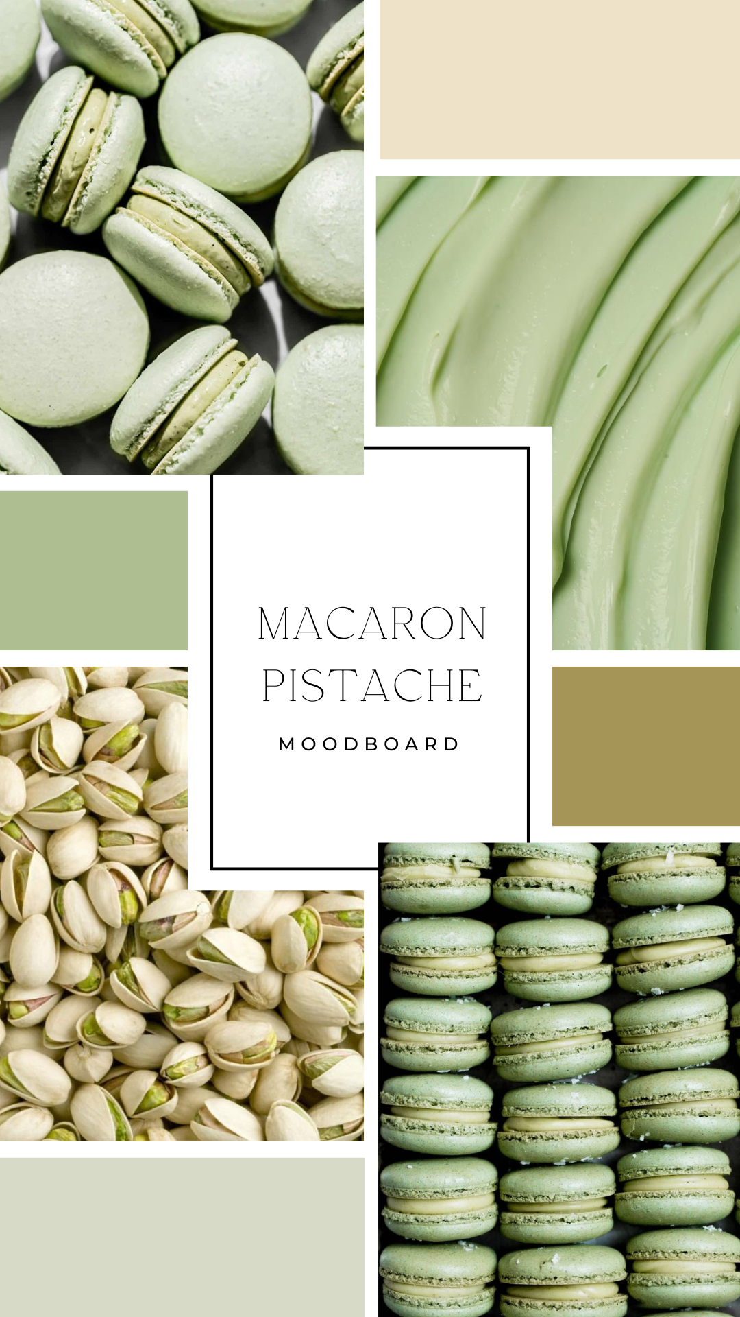 Palet fondant - Macaron pistache