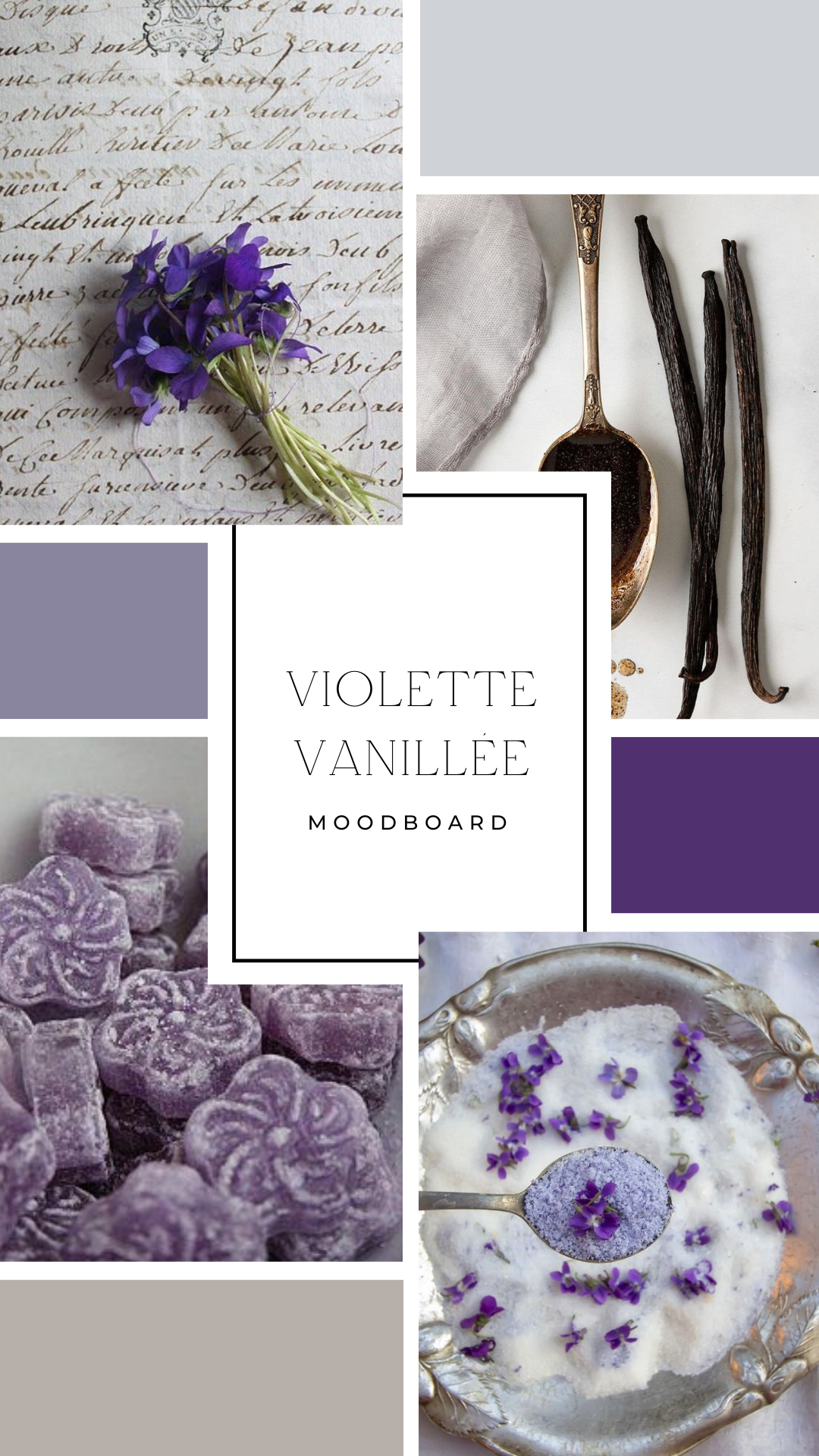 Palet fondant - Violette vanillée