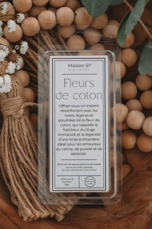 Palet fondant - Fleurs de coton