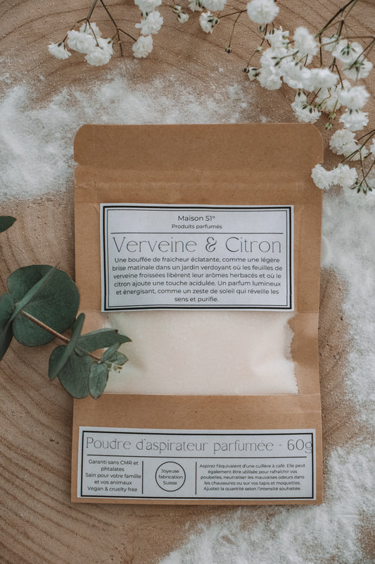 Poudre pour aspirateur - Verveine & citron