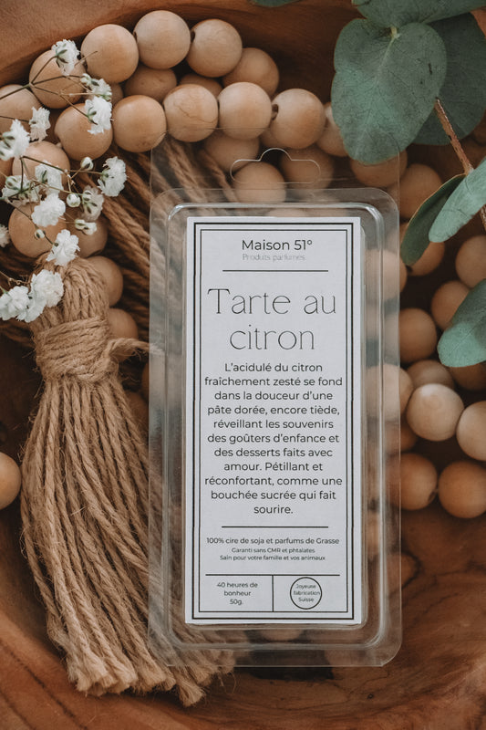 Palet fondant - Tarte au citron
