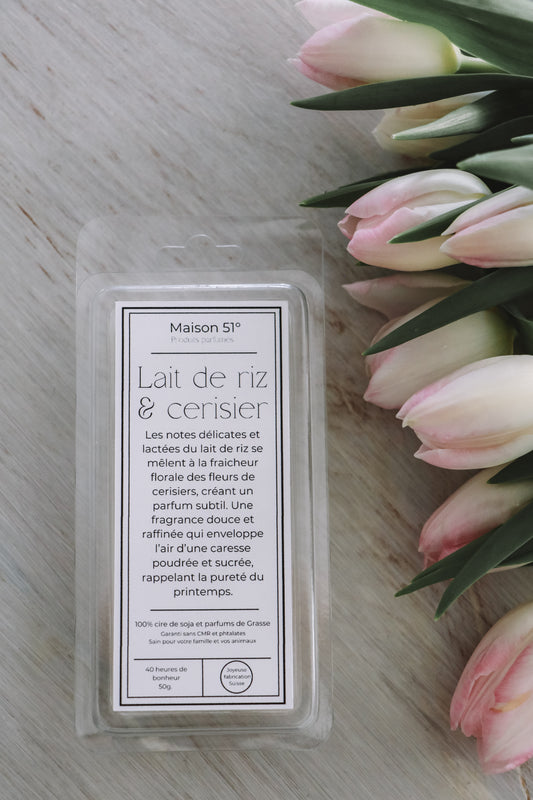 Palet fondant - Lait de riz & Cerisier