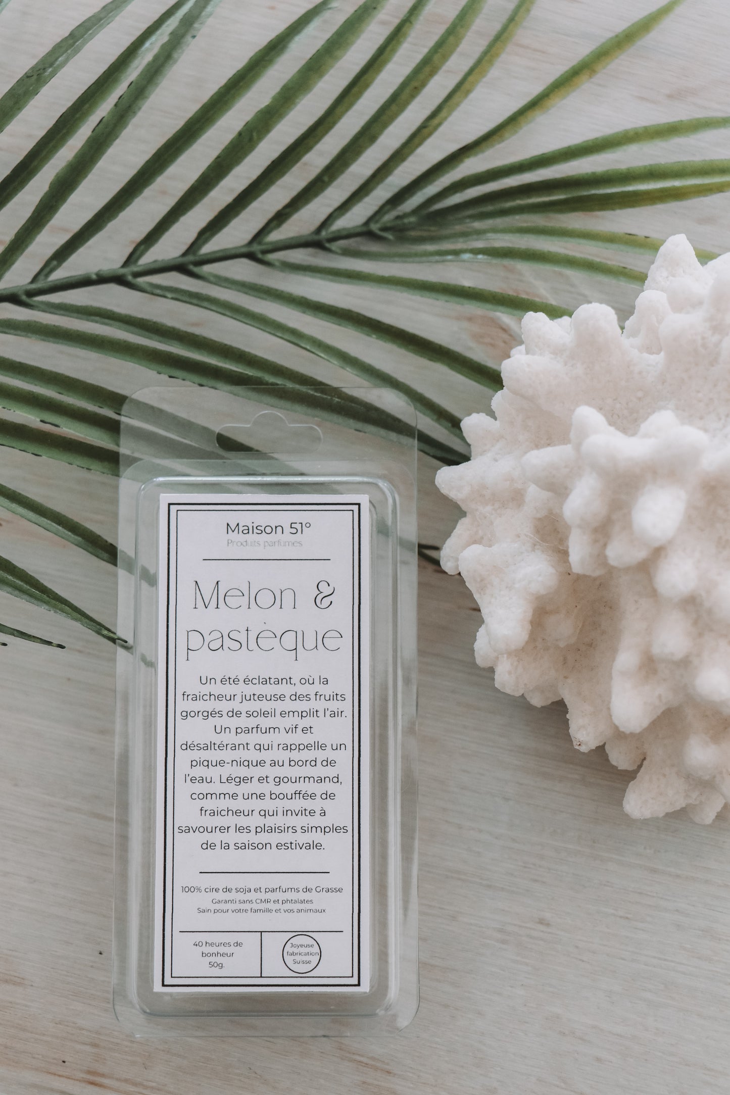 Palet fondant - Melon & pastèque