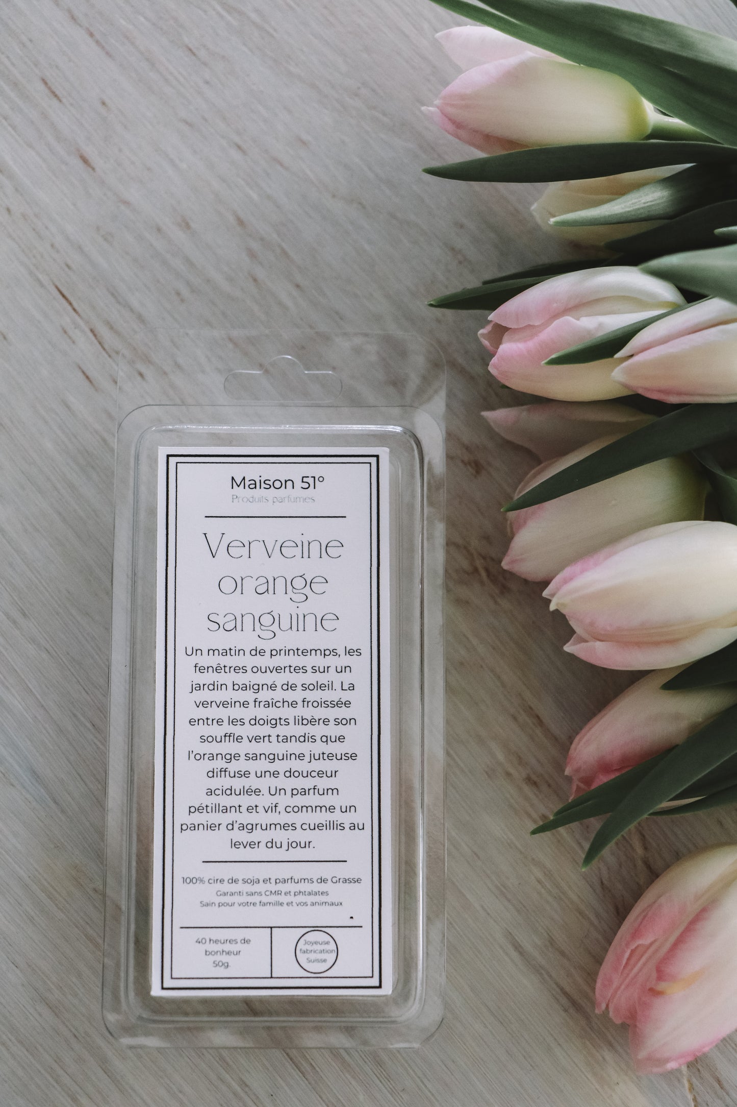 Palet fondant - Verveine & Orange sanguine