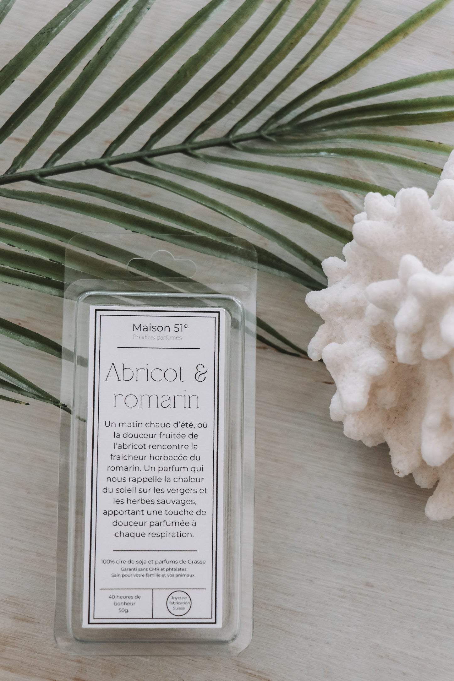 Palet fondant - Abricot & romarin