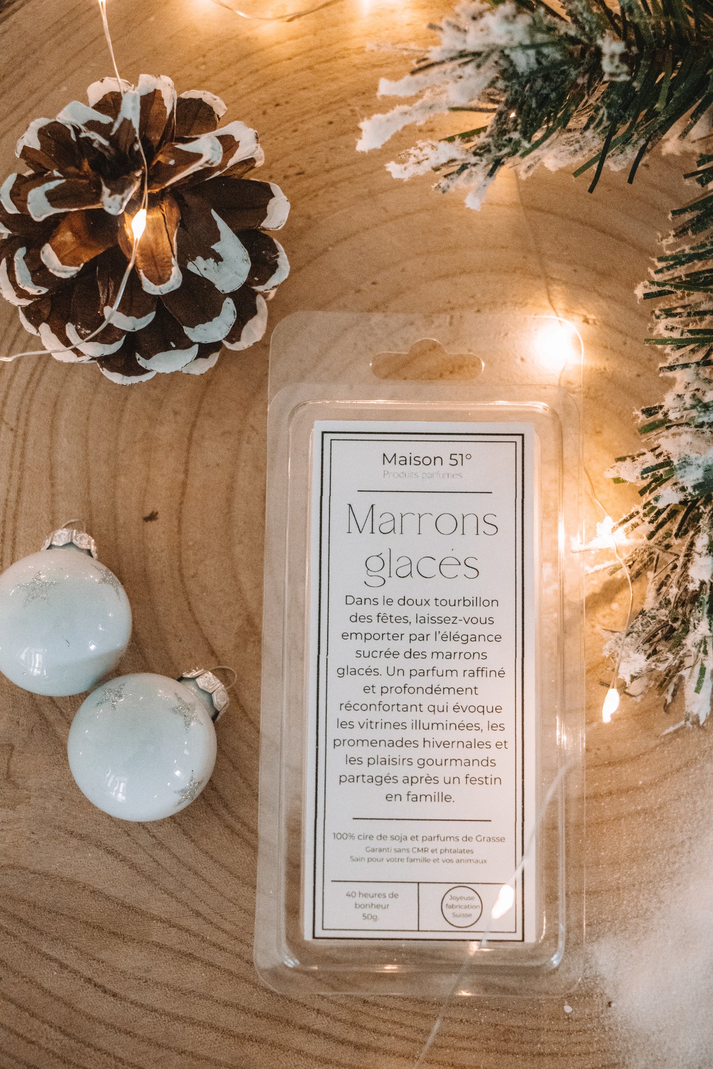 Palet fondant - Marrons glacés