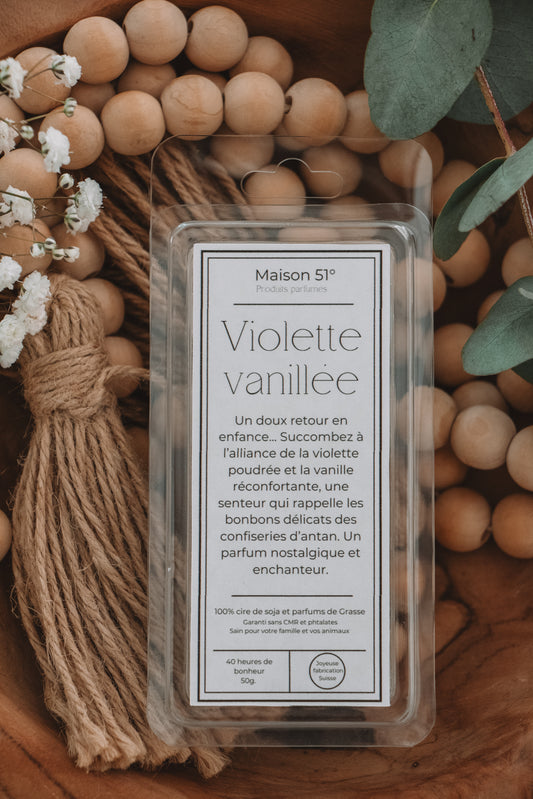 Palet fondant - Violette vanillée